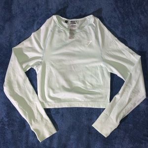 Gym Shark long sleeve crop top